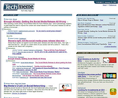 PR2.0 Top Story on TechMeme
