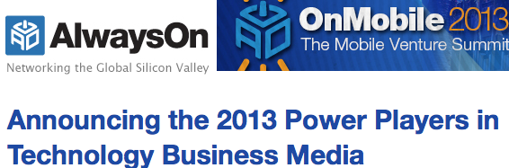 AlwaysOn Ranks Brian Solis as a 2013 Power Player in Technology Business Media
