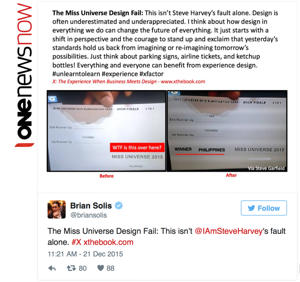 The Miss Universe Design Fail and the Importance of Design