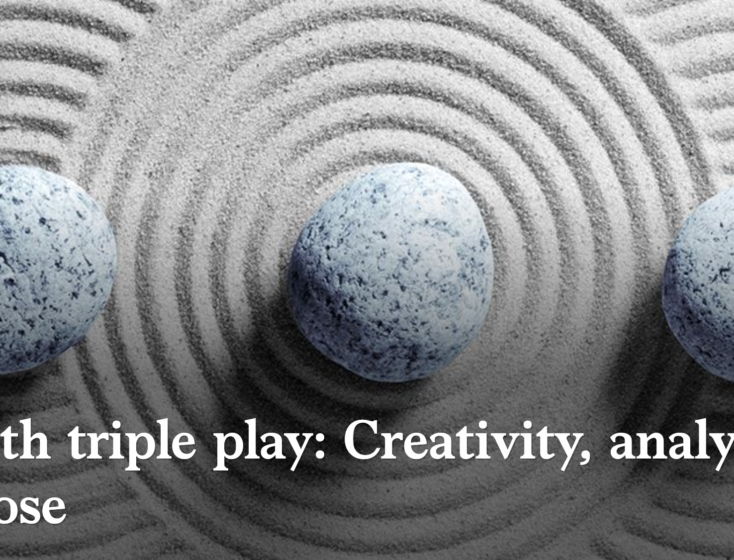 McKinsey - The Growth Triple Play: Creativity, Analytics and Purpose
